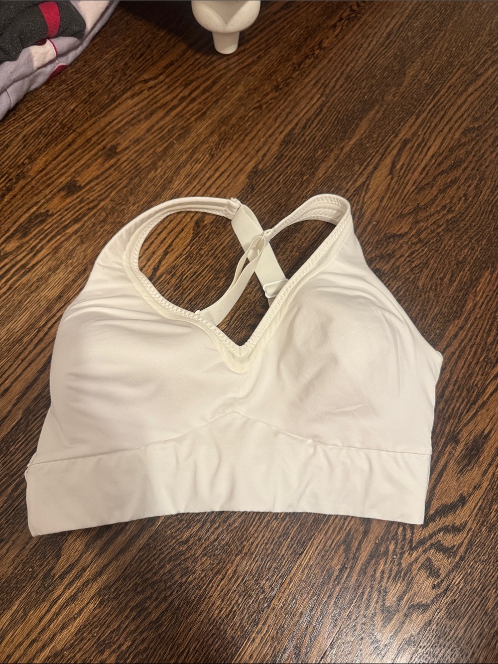 Athleta Light Cream Racerback Bralette